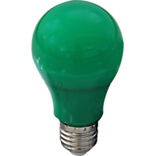 Ecola classic   LED color 12,0W A60 220V E27 Green Зеленая 360° (композит) 110x60