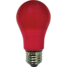 Ecola classic   LED color  8,0W A55 220V E27 Red Красная 360° (композит) 108x55